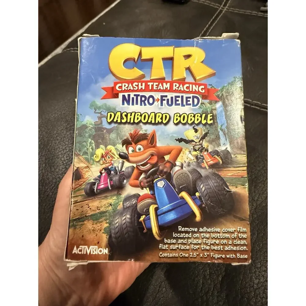 CTR Crash Team Racing Nitro Fueled Dashboard Bobble Head NECA GameStop Promo